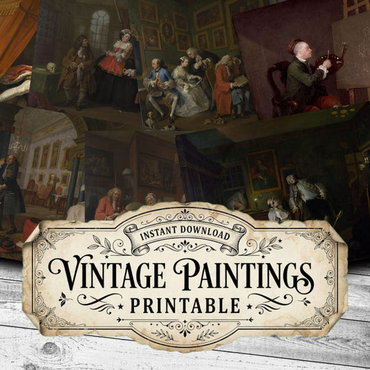 William Hogarth Vintage Paintings