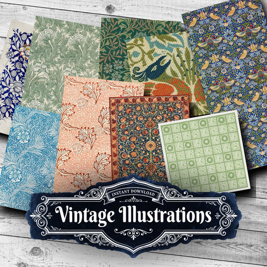 William Morris Vintage Prints