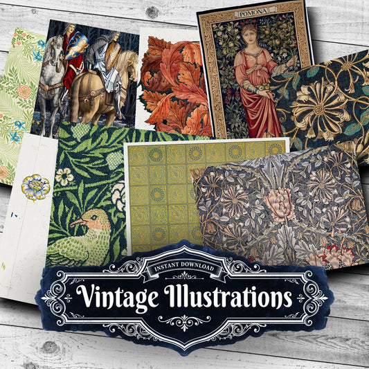 William Morris Vintage Prints