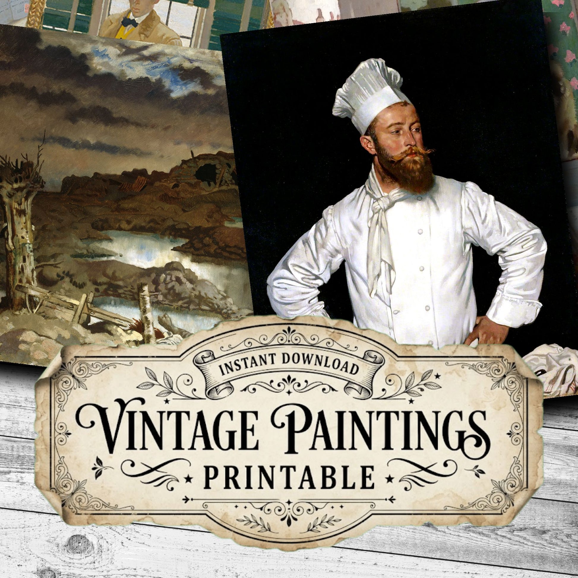 William Orpen Vintage Paintings