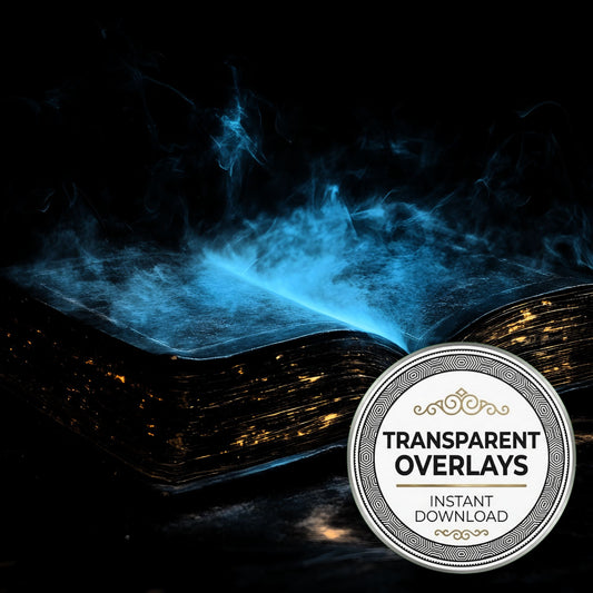 Witch Book Transparent Overlay Pngs