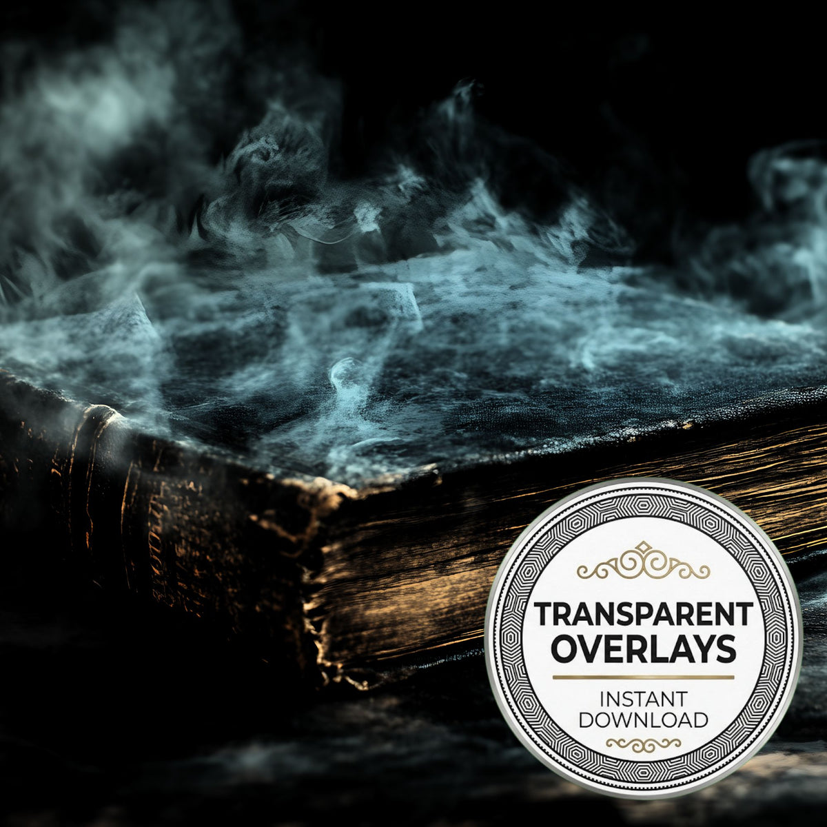 Witch Book Transparent Overlay Pngs