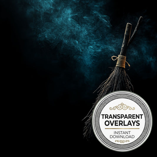 Witch Broomstick Transparent Overlay Pngs