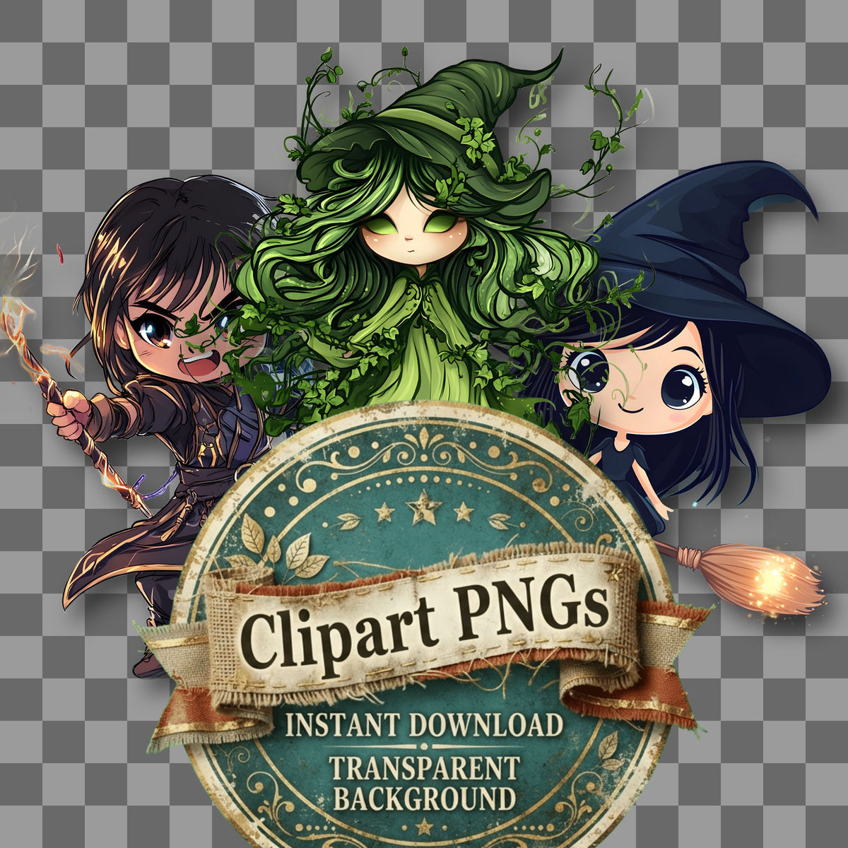 Witchcraft Clipart Pngs