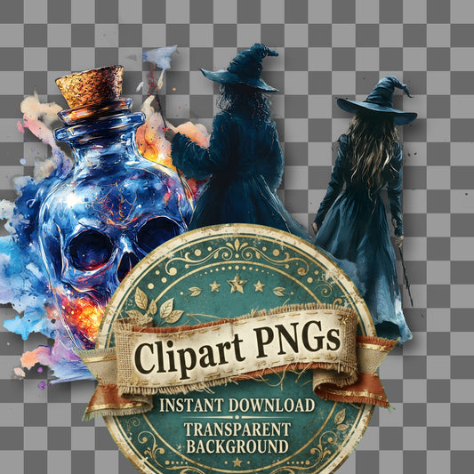 Witchcraft Clipart Pngs