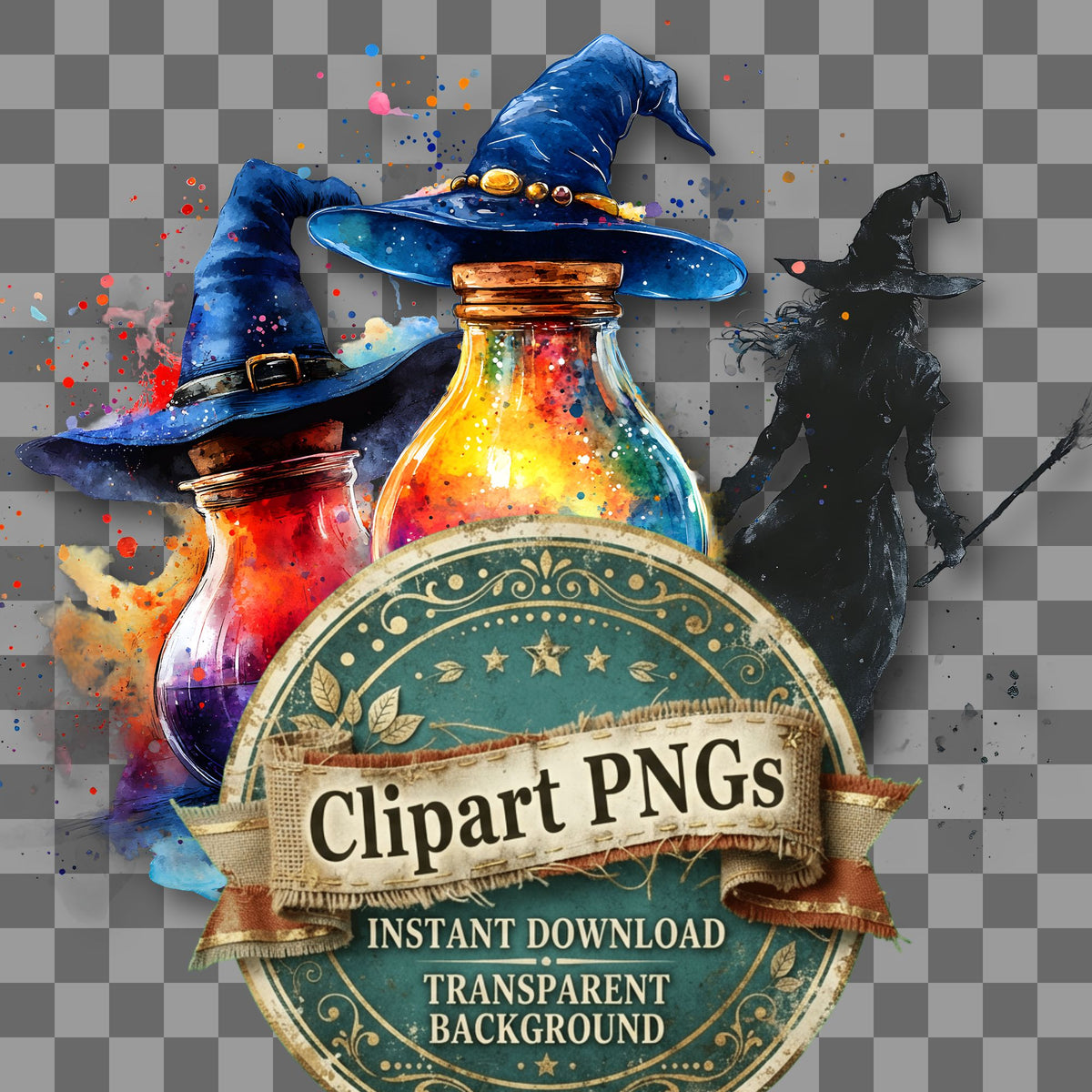 Witchcraft Clipart Pngs