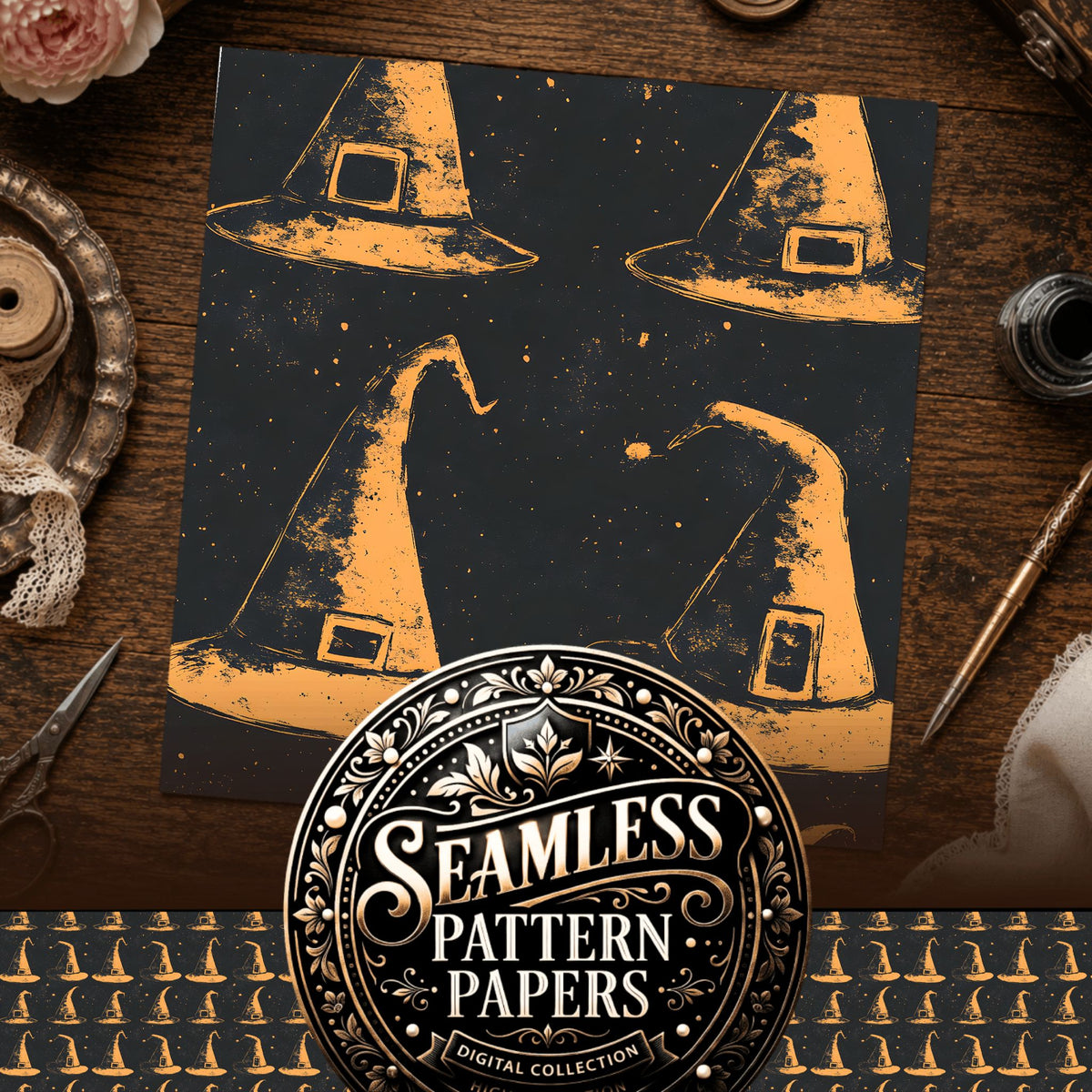 Witchcraft Seamless Pattern