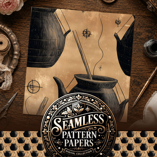 Witchcraft Seamless Pattern