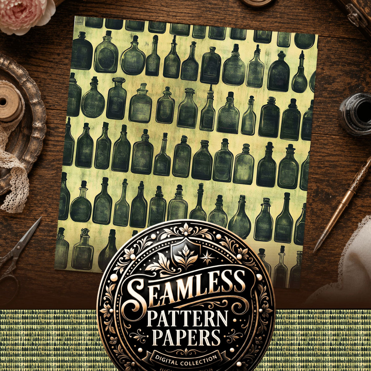 Witchcraft Seamless Pattern