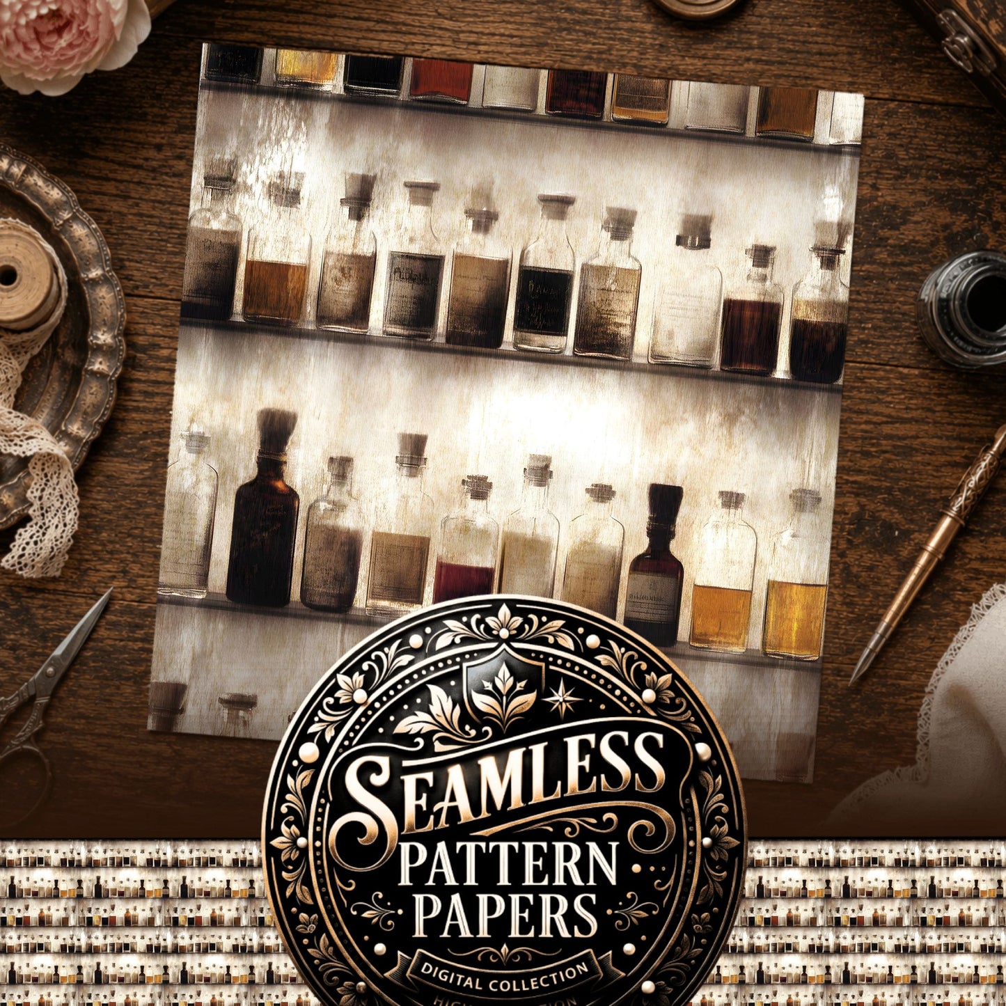 Witchcraft Seamless Pattern
