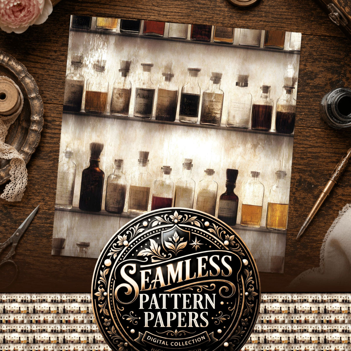Witchcraft Seamless Pattern