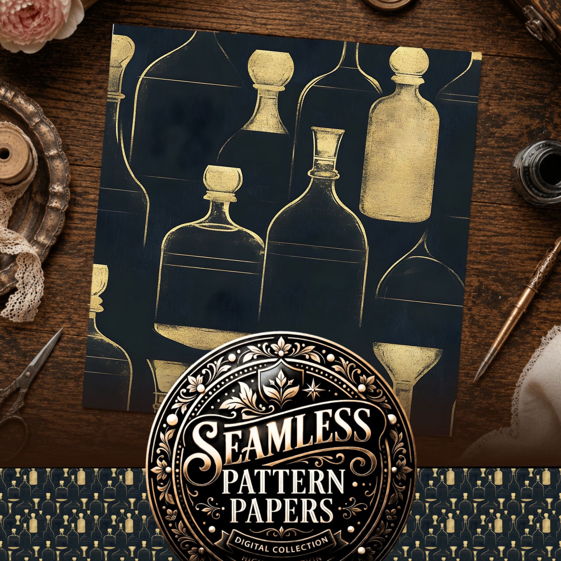 Witchcraft Seamless Pattern