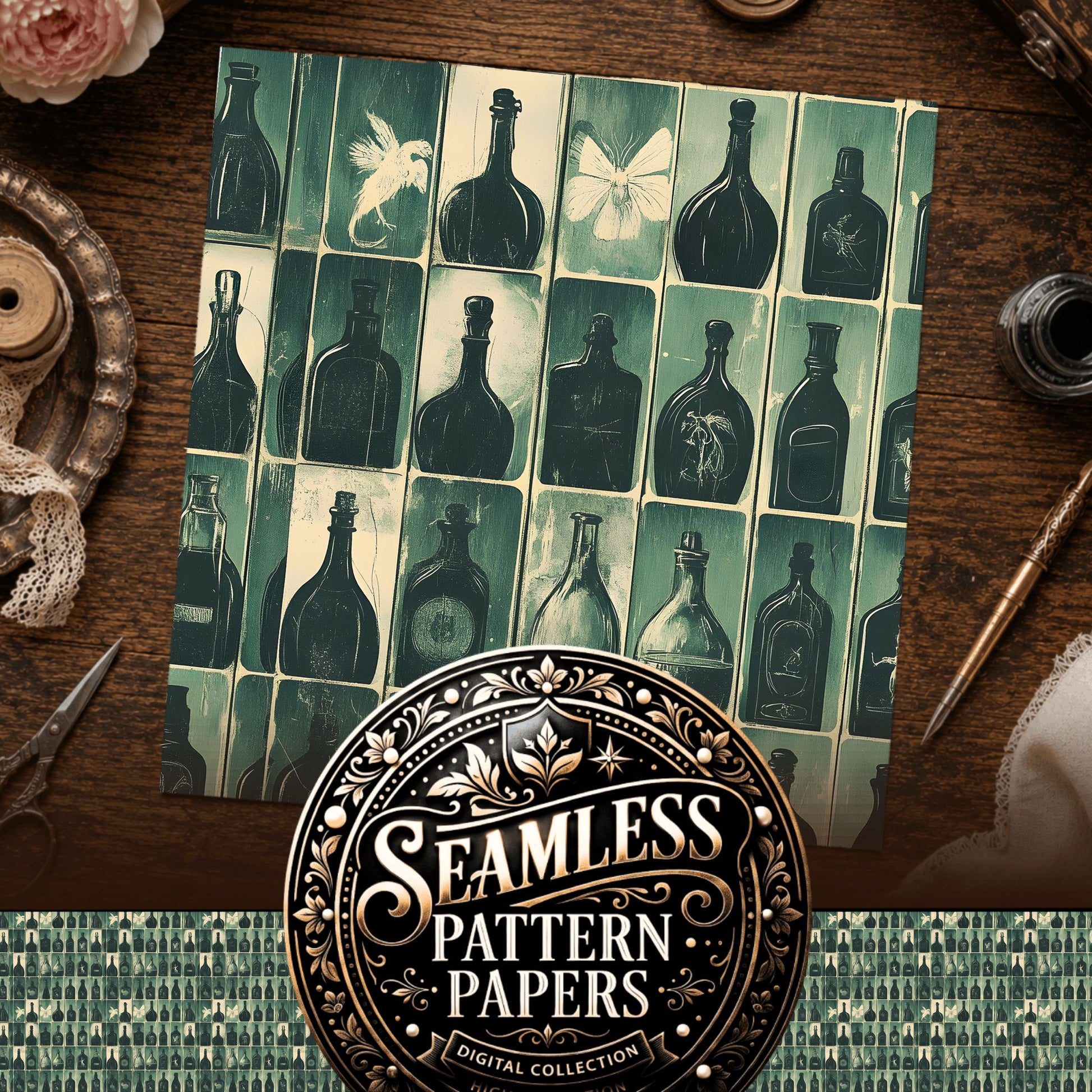 Witchcraft Seamless Pattern