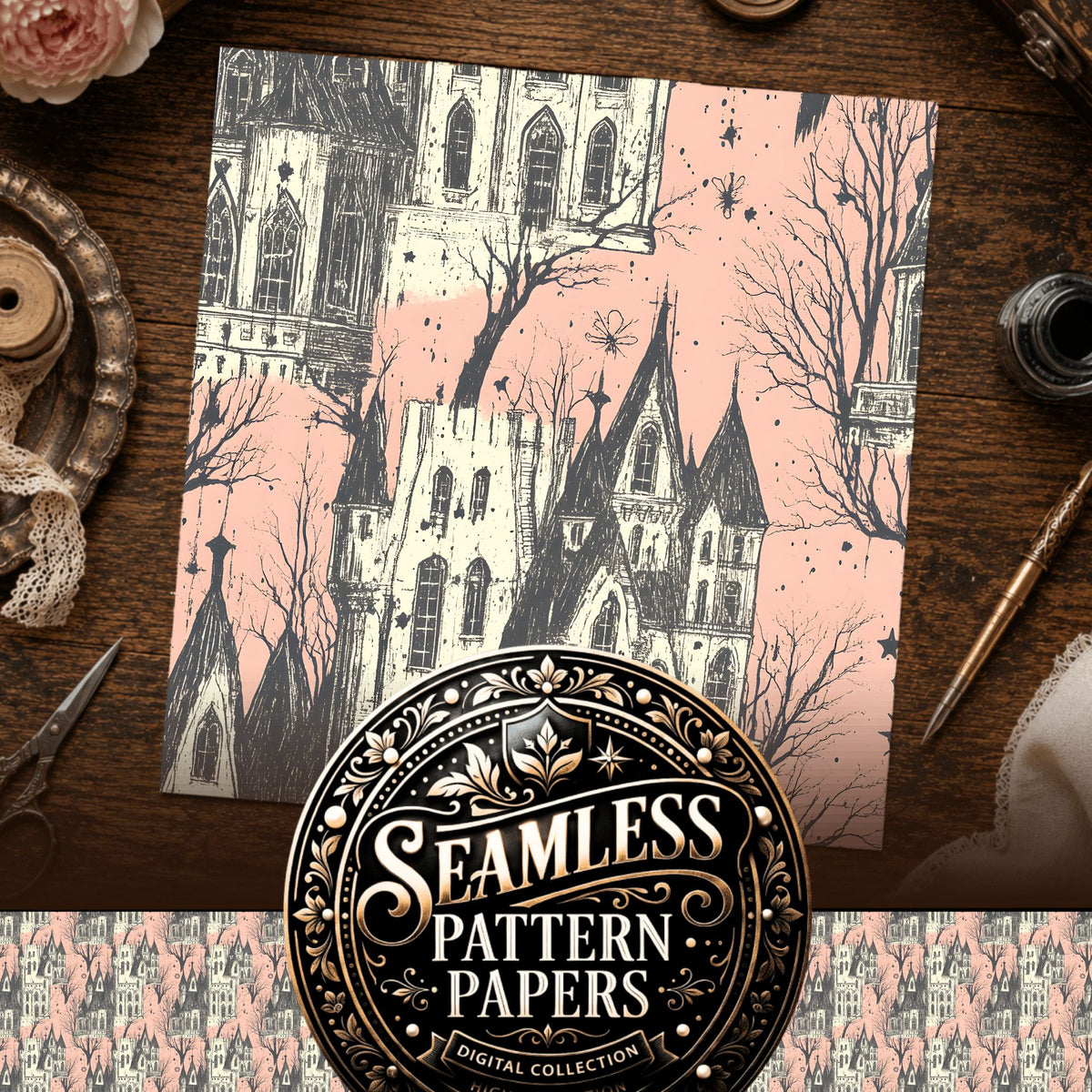 Witchcraft Seamless Pattern