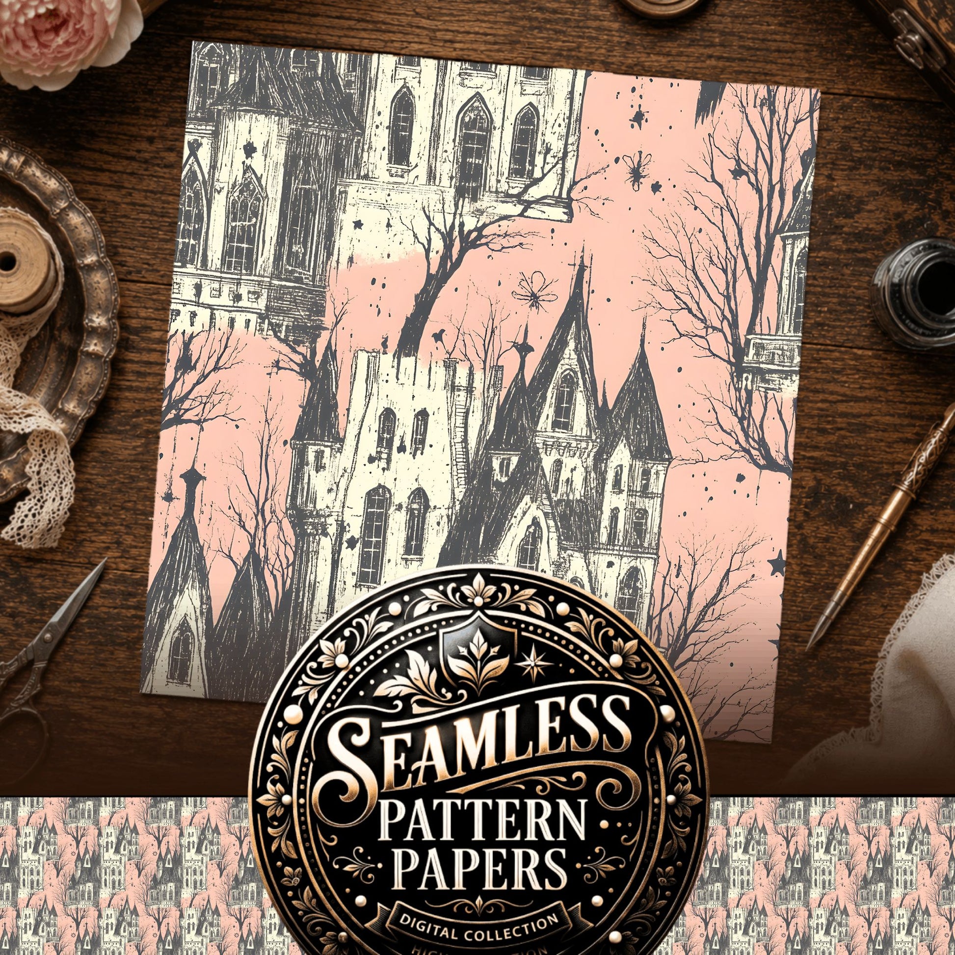 Witchcraft Seamless Pattern
