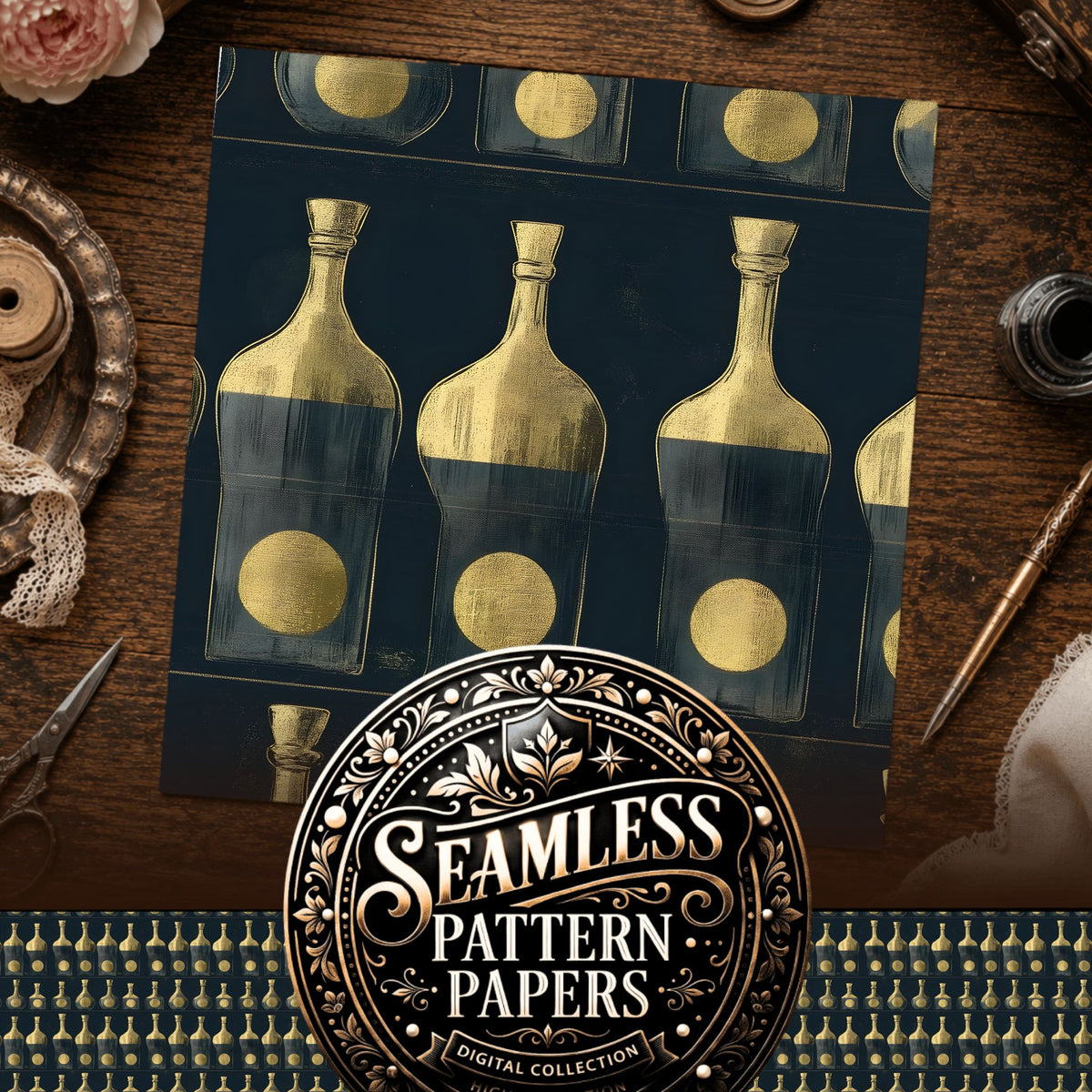 Witchcraft Seamless Pattern