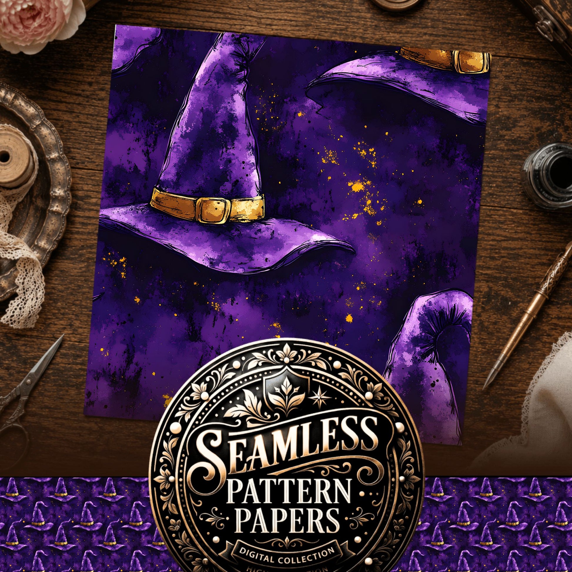 Witchcraft Seamless Pattern