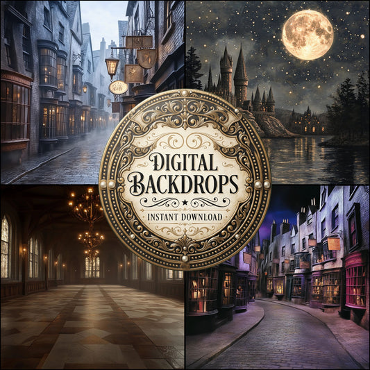 Wizarding School Movie Scene Backdrop Images