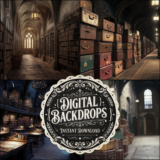 Wizarding School Train Platform Movie Scene Backdrop Images