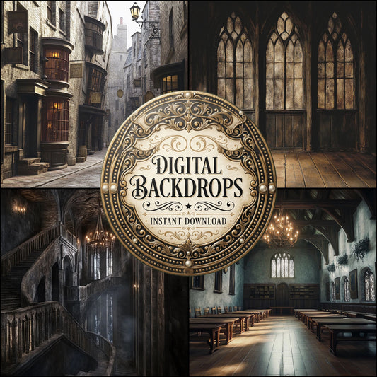 Wizarding School Backdrop Images