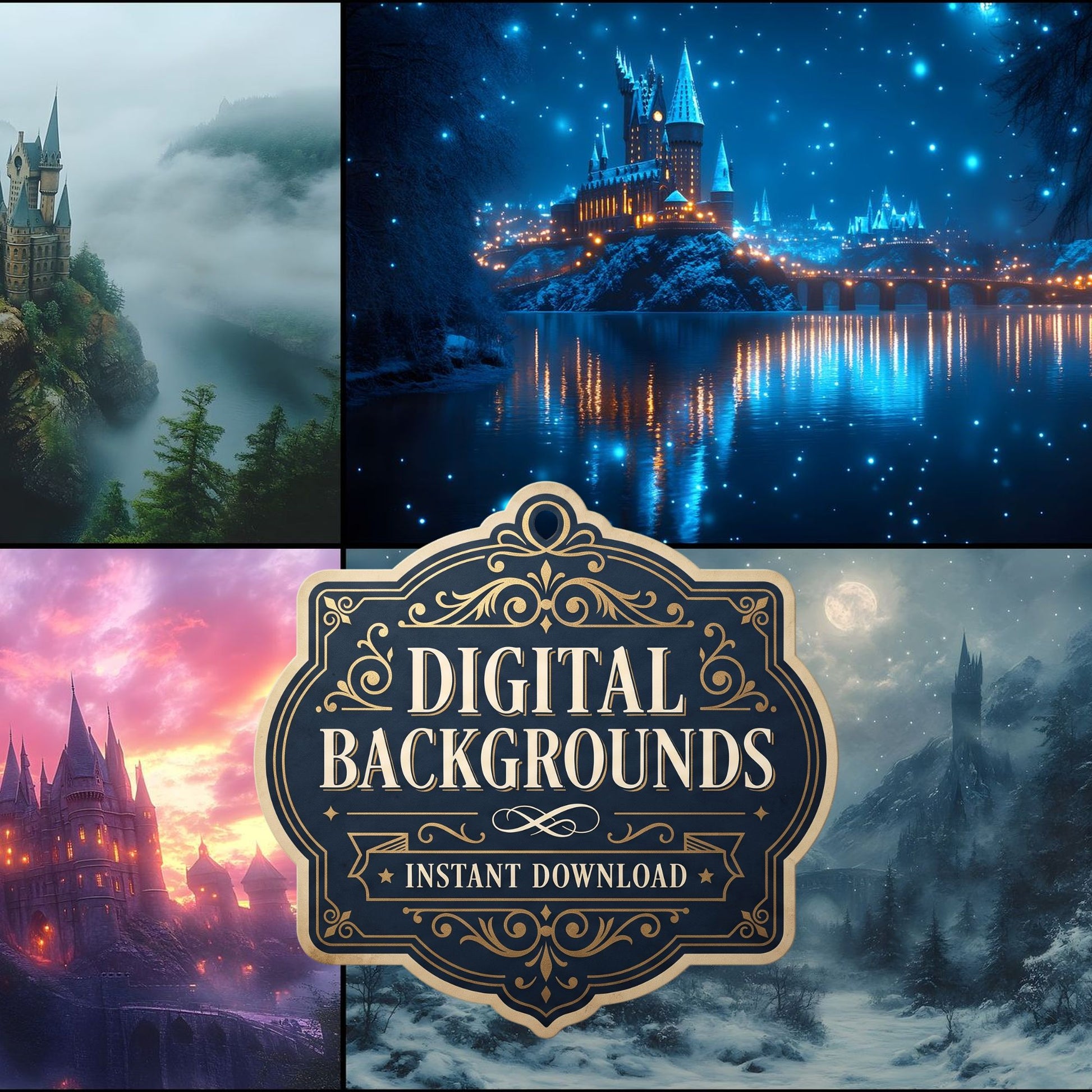 Wizarding School Backdrop Images