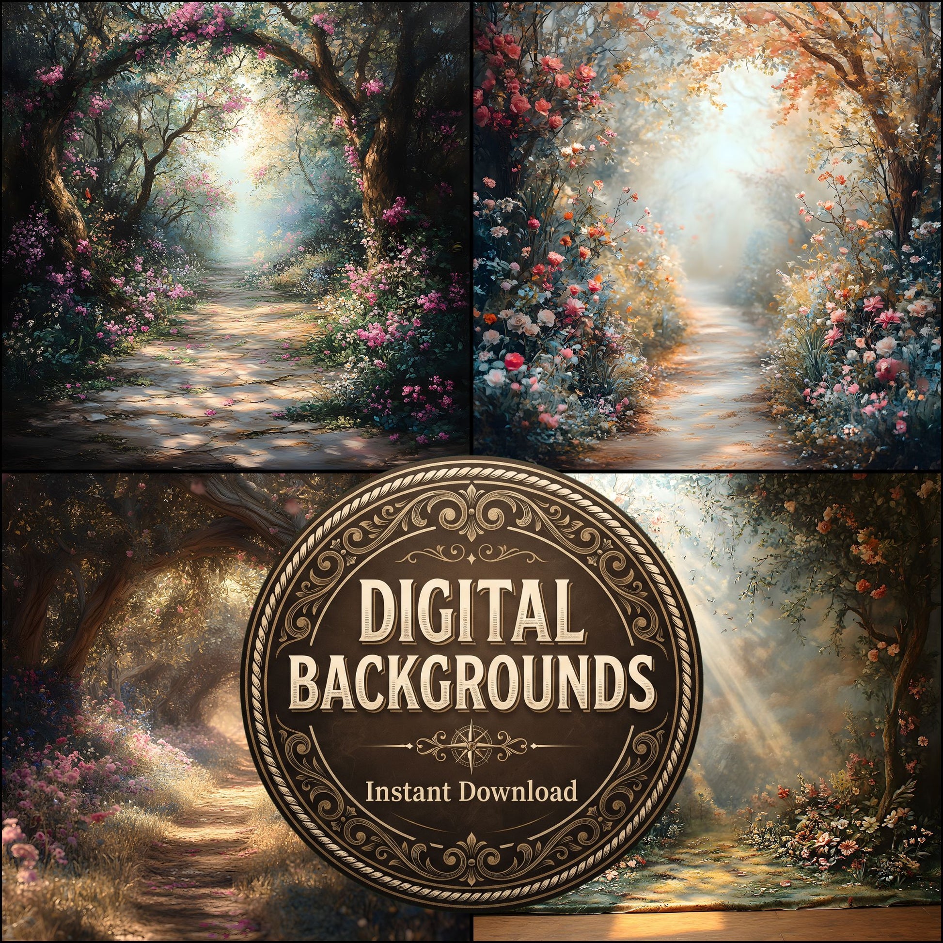 Woodland Glade Backdrop Images