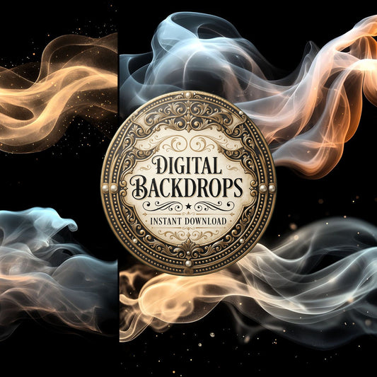 Yellow Ethereal Smoke Tendrilin Shades Backdrop Images