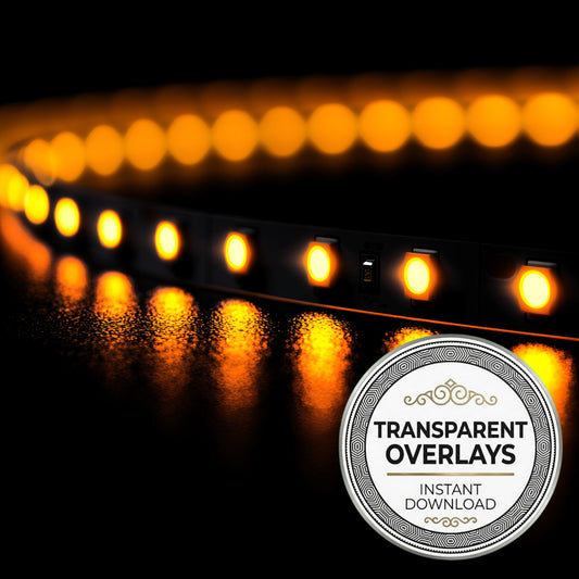 Yellow Led Light Strip Dramatic Transparent Overlay Pngs