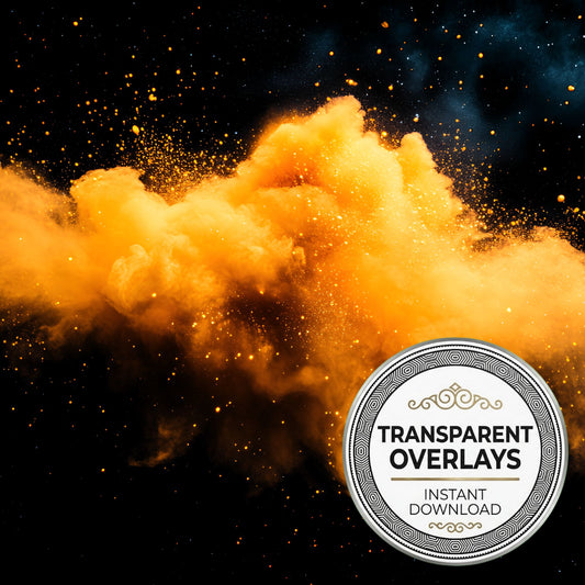 Yellow Paint Explosion Transparent Overlay Pngs