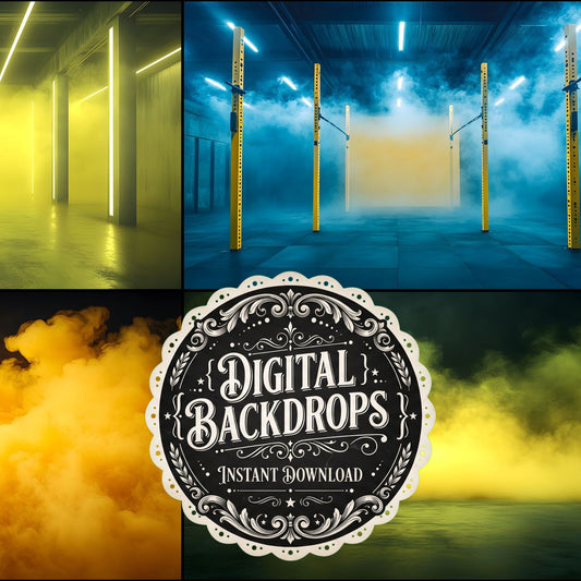 Yellow Sportfull Backdrop Images