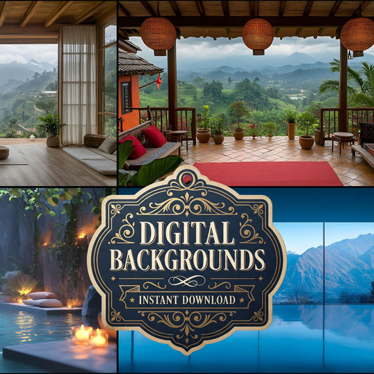 Yoga Retreat Studio Backdrop Images