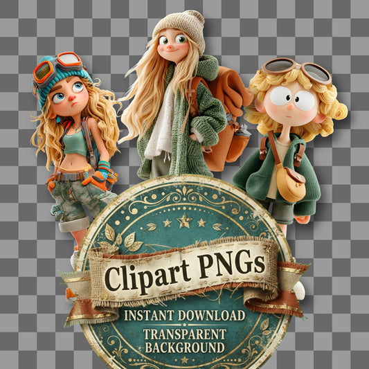 Young Adventurer Clipart Pngs