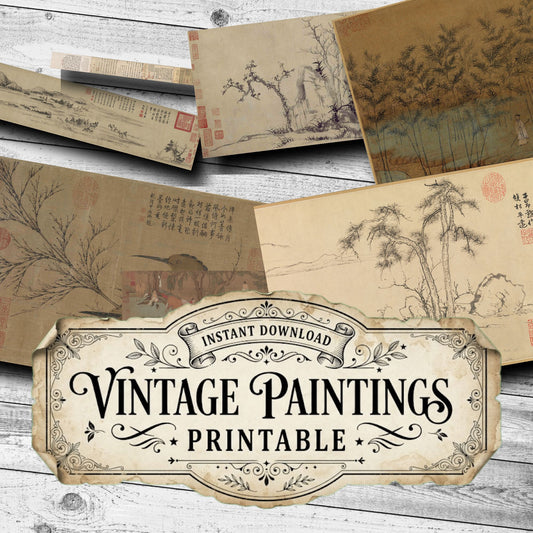 Zhao Mengfu Vintage Paintings